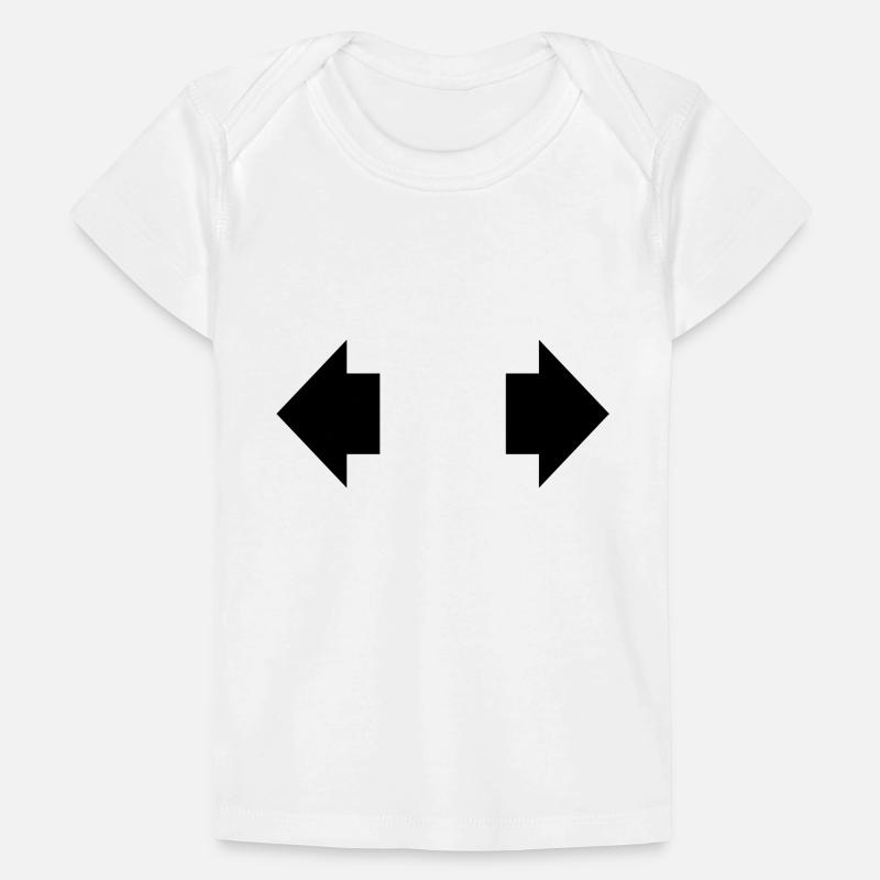 arrow left right T-shirt Premium bébé bio