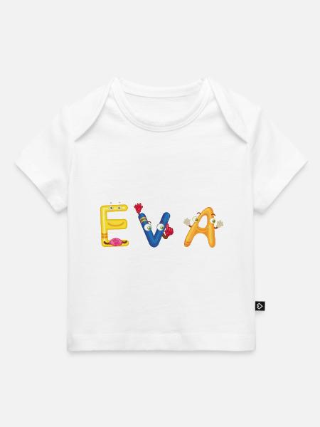 Eva - T-shirt Premium baby ekologisk - vit