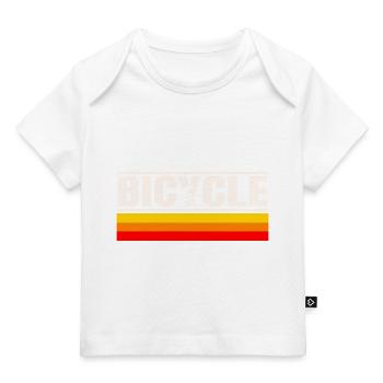 Vélo vélo - T-shirt Premium bébé bio - blanc - Devant