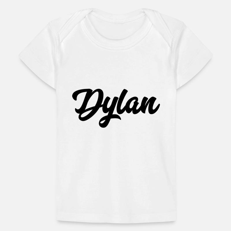 Dylan benutzerdefinierte Text Geburtstagsname Baby Premium Organic T-Shirt