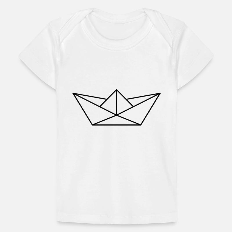 bateau en papier T-shirt Premium bébé bio