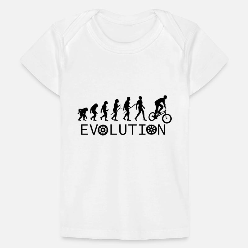 Evolution Geschenk Fahrrad Radfahrer Sport Baby Premium Organic T-Shirt