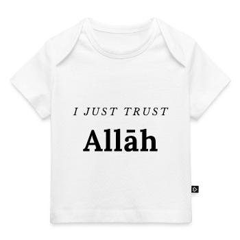 Je fais juste confiance à Allāh - T-shirt Premium bébé bio - blanc - Devant