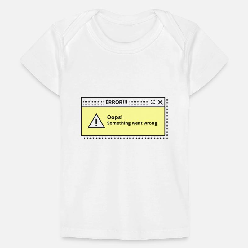 Warnmeldung Systemdialog Fehler Computer Baby Premium Organic T-Shirt