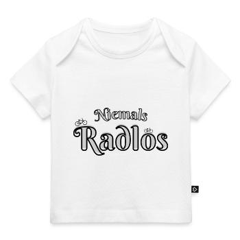 Niemals Radlos - Baby Premium Organic T-Shirt - Weiß - Vorne