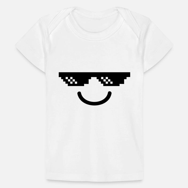 Lunettes de soleil Pixel Face T-shirt Premium bébé bio
