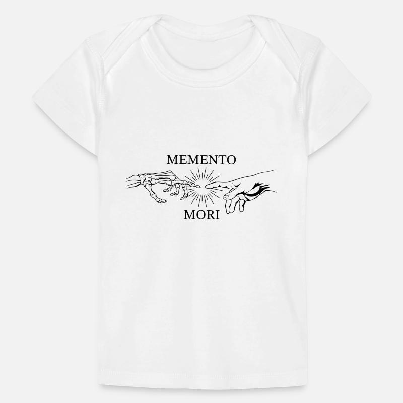 Memento Mori T-shirt Premium neonato bio