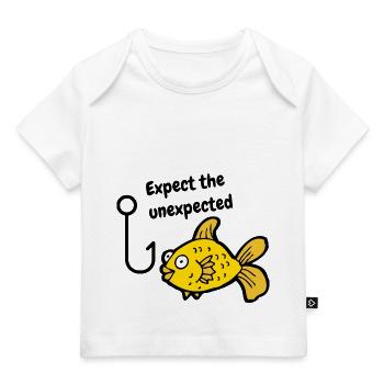 Pêche pêche - T-shirt Premium bébé bio - blanc - Devant