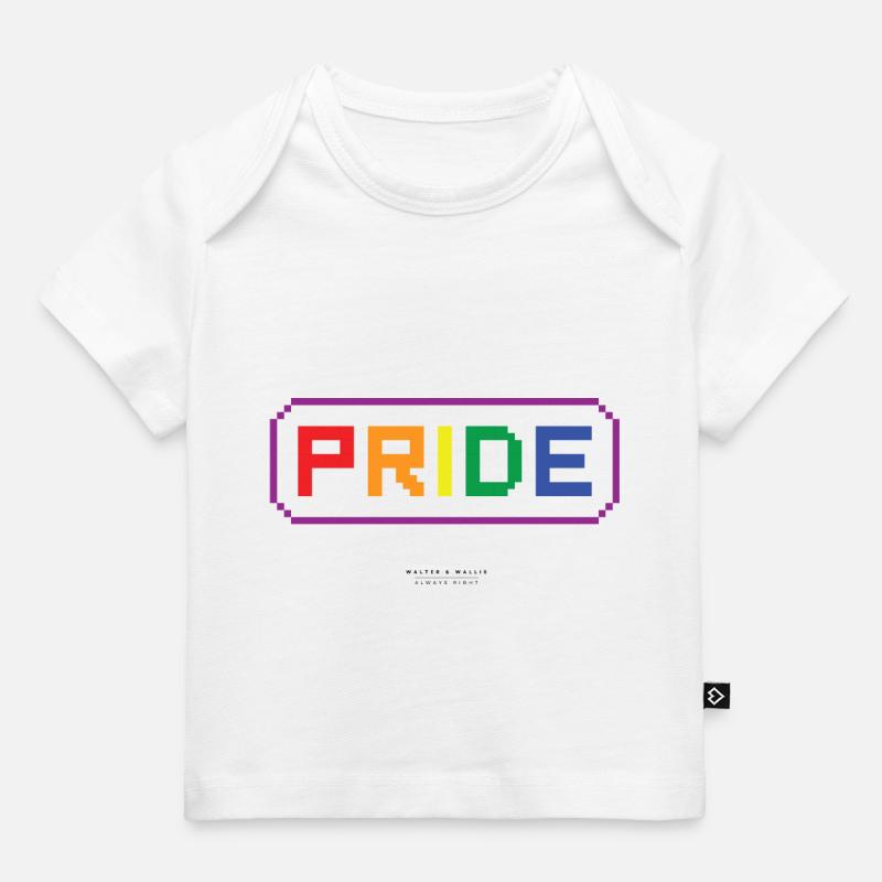 Walter & Wallis - Pop Art 3 - T-shirt Premium bébé bio - blanc