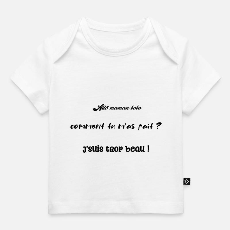 allo maman bobo - T-shirt Premium bébé bio - blanc
