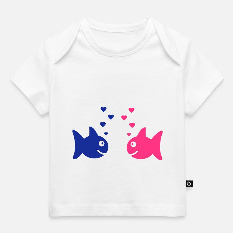 amour - T-shirt Premium bébé bio - blanc