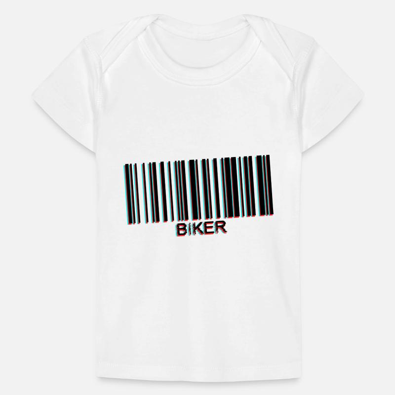 code barre biker T-shirt Premium bébé bio