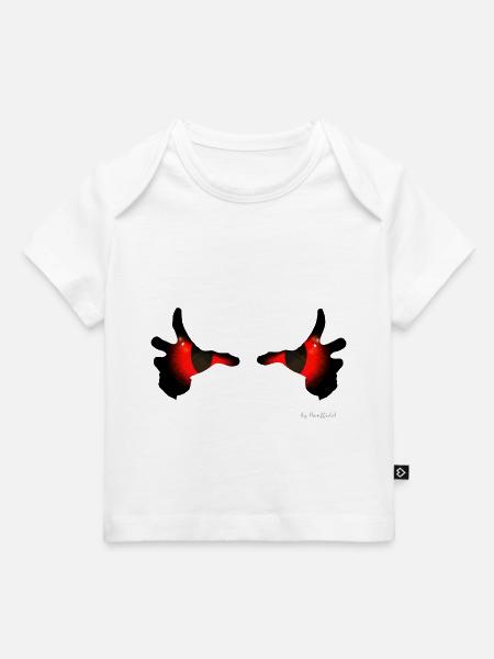 Devil Eyes - Baby Premium Organic T-Shirt - Weiß