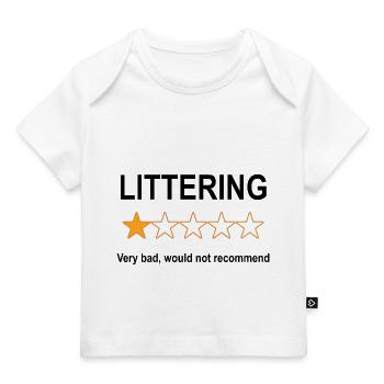 Anti Pollution 1 Star Review - Baby Premium Organic T-shirt - white - Front