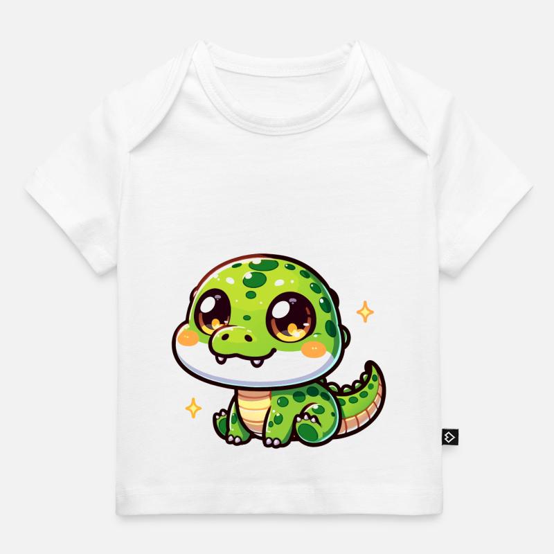 Drôle de petit dragon - T-shirt Premium bébé bio - blanc