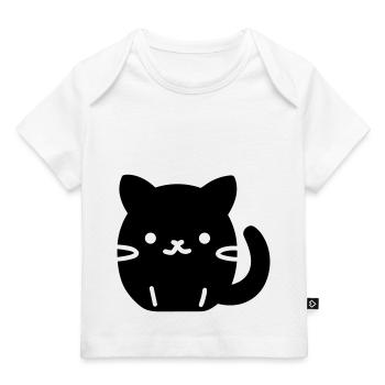 Katze - Baby Premium Organic T-Shirt - Weiß - Vorne
