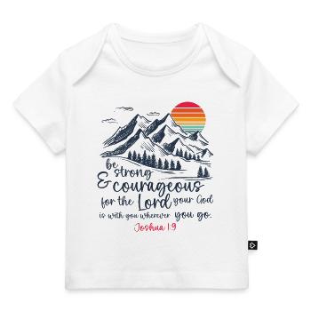 Jesus Christus - Christliches Shirt Bibelvers - Baby Premium Organic T-Shirt - Weiß - Vorne