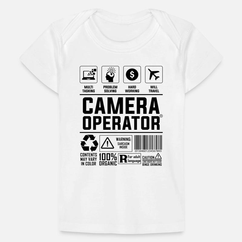 Camera Operator Loves Movie Maker Camera Operator Baby Premium Organic T-shirt