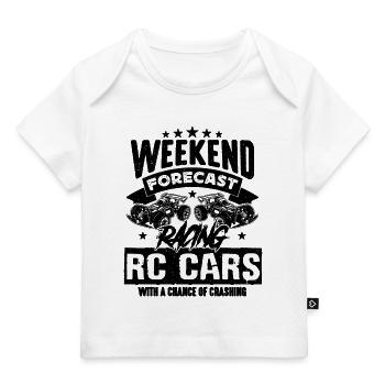 Weekend Forecast Racing Rc Model Maker RC Racer - Baby Premium Organic T-shirt - white - Front