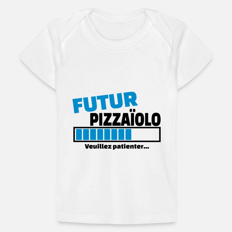 futur pizzaïolo T-shirt Premium bébé bio