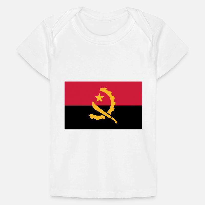 Drapeau angolais T-shirt Premium bébé bio