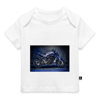 MT07 - Studio Shot - Baby Premium Organic T-Shirt - Weiß - Vorne