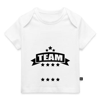team ( à personnaliser ) - T-shirt Premium bébé bio - blanc - Devant
