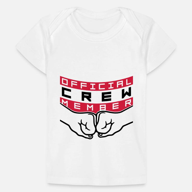Membre d'équipage officiel T-shirt Premium bébé bio