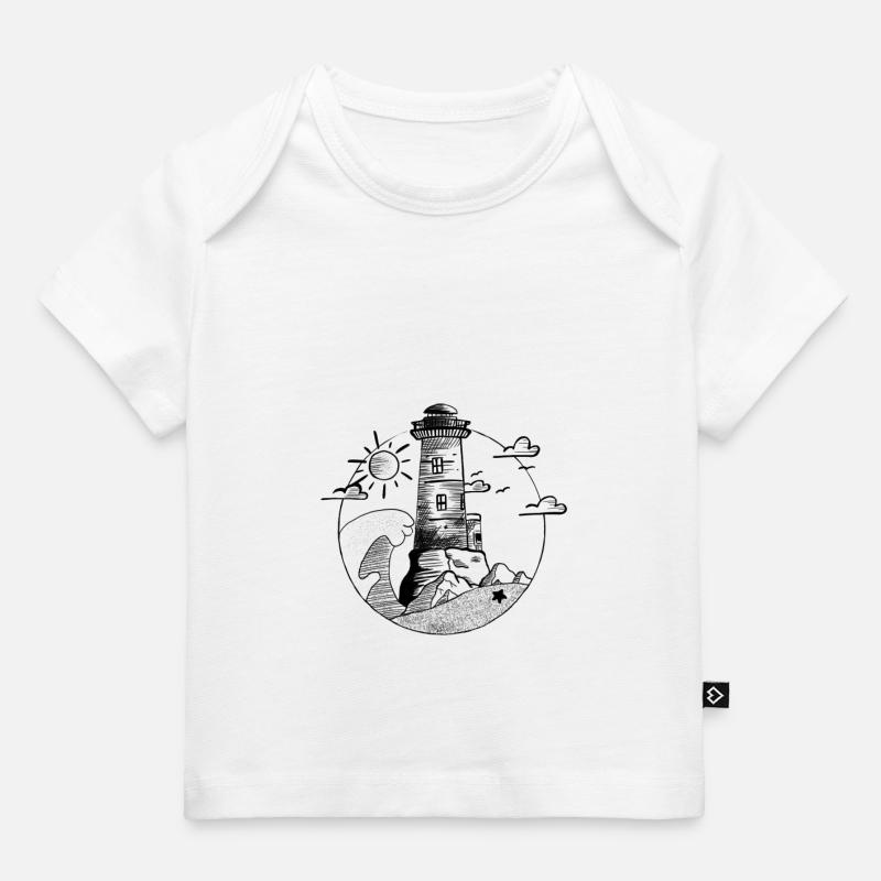 Phare - T-shirt Premium bébé bio - blanc