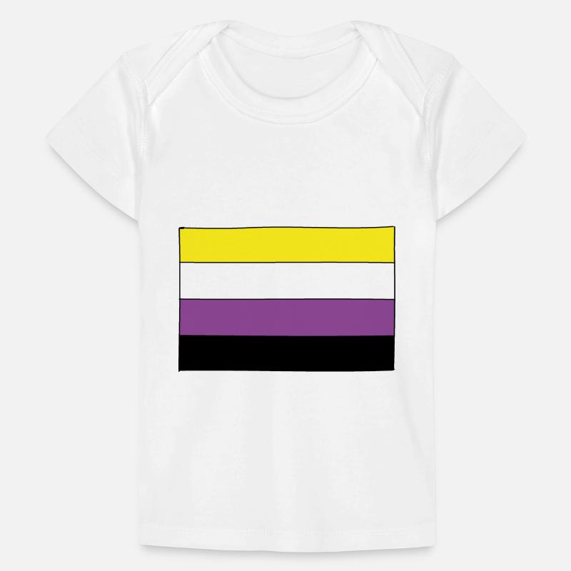 Nonbinary Flagge Baby Premium Organic T-Shirt