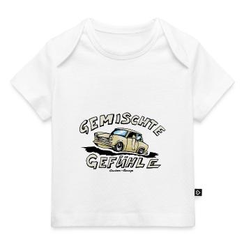 601 Gemisch - Baby Premium Organic T-Shirt - Weiß - Vorne