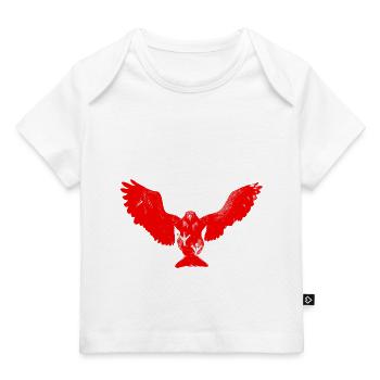 Steinadler, Adler, Greifvogel, Vogel - Baby Premium Organic T-Shirt - Weiß - Vorne
