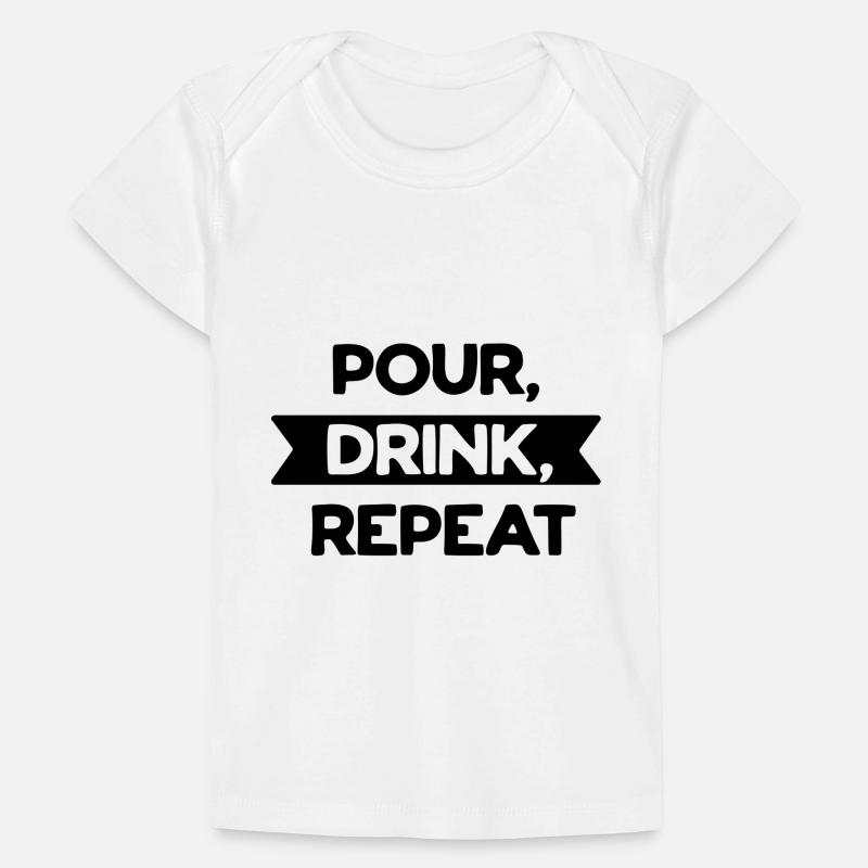 Pour drink repeat Baby Premium Organic T-shirt