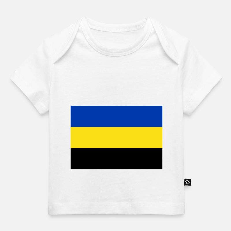 Drapeau de la Gueldre - T-shirt Premium bébé bio - blanc