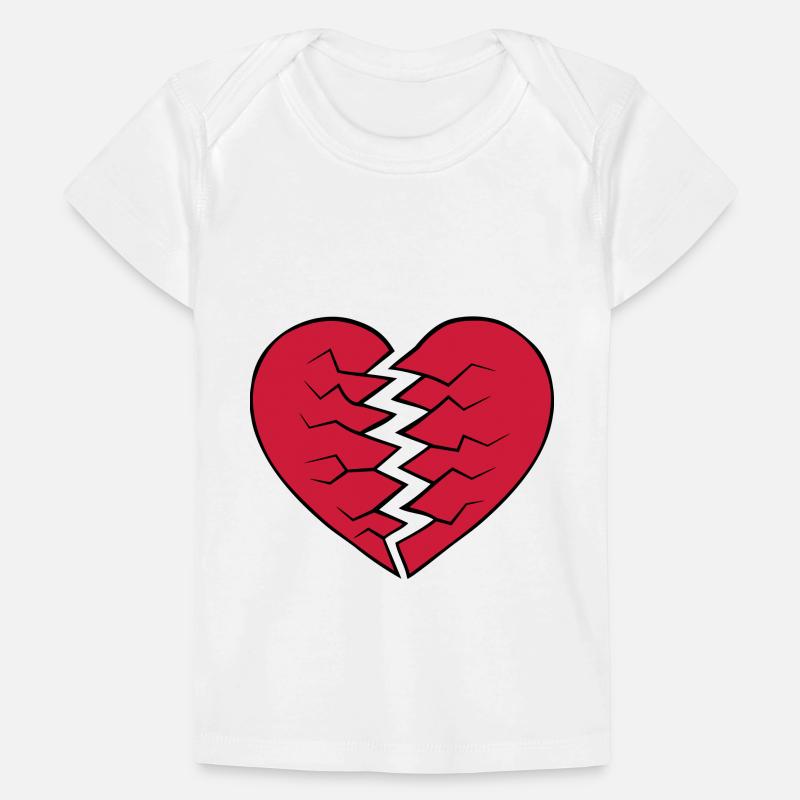 Herz gebrochen Design Baby Premium Organic T-Shirt