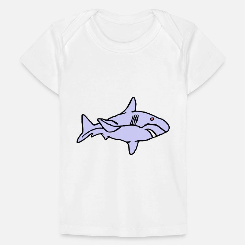 Poisson Requin Prédateur Eau Graffiti Océan T-shirt Premium bébé bio