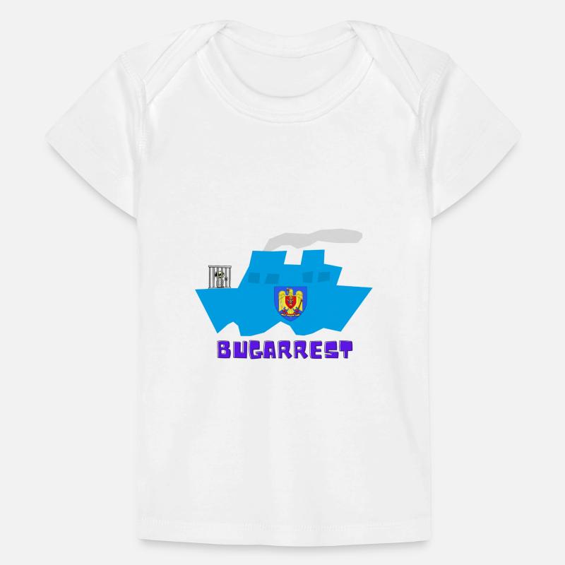 Bukarest vs Bugarrest, eingesperrt vorn auf Schiff Baby Premium Organic T-Shirt