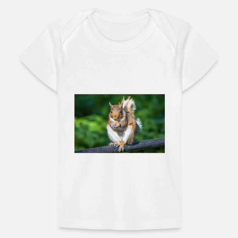 Manger Écureuil gris Grauhörnchen Sciurus caroline T-shirt Premium bébé bio