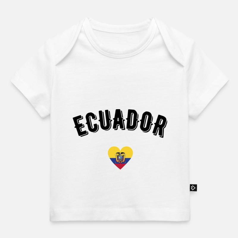 Ecuador - T-shirt Premium bébé bio - blanc