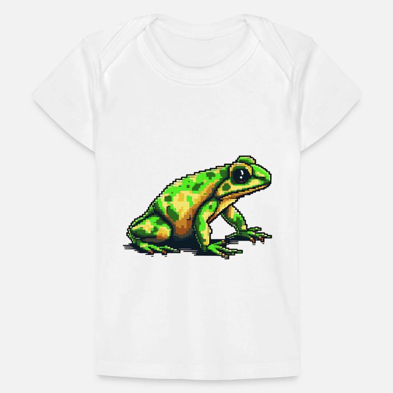 Poison dart frog dans les graphiques de pixels rétro 8 bits T-shirt Premium bébé bio