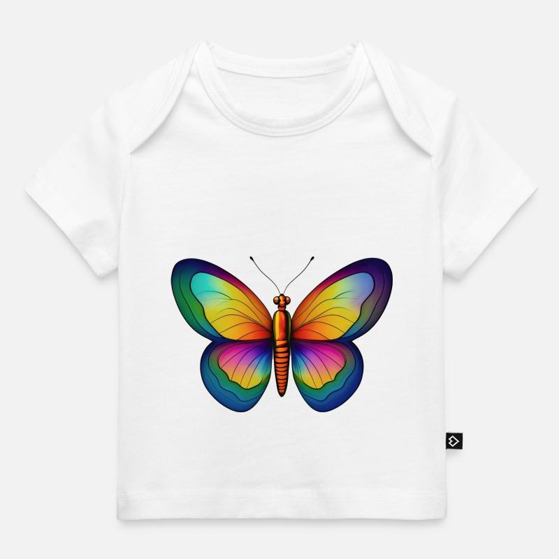 Papillon - T-shirt Premium bébé bio - blanc