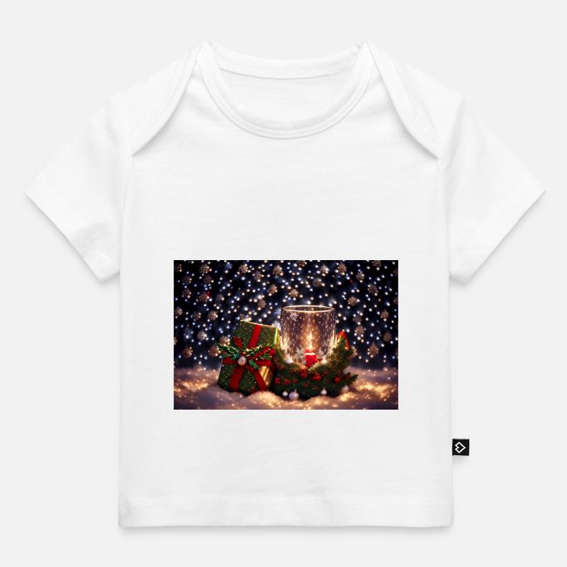 Natale - T-shirt Premium neonato bio - bianco