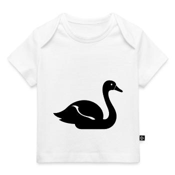 Swan - Baby Premium Organic T-shirt - white - Front