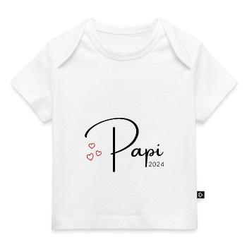 Papi 2024 - Baby Premium Organic T-Shirt - Weiß - Vorne