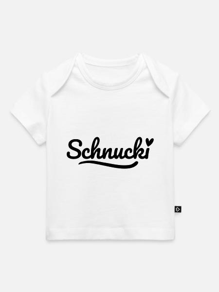 Schnucki Schrift Herz - Baby Premium Organic T-Shirt - Weiß