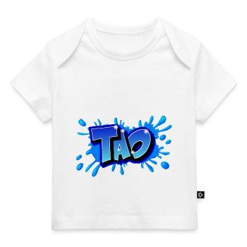 Graffiti "TAO" imprimable sur tout - T-shirt Premium bébé bio - blanc - Devant