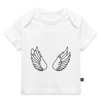 Angel Wings - Baby Premium Organic T-shirt - white - Front