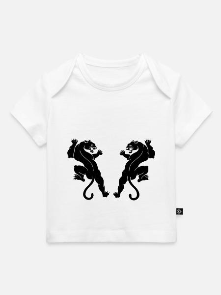 black panthers - Baby Premium Organic T-Shirt - Weiß