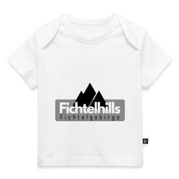 Fichtelhills Fichtelgebirge Oberfranken - Baby Premium Organic T-Shirt - Weiß - Vorne