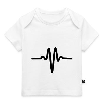 Pouls - T-shirt Premium bébé bio - blanc - Devant